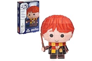 4D Build, Harry Potter Ron Weasley 3D Model Kit, Harry Potter Collectibles & Desk Decor, Adult Puzzle, Building Toys, 87 Pieces, 3D Puzzles, Gift Ideas for Ages 12 & Up