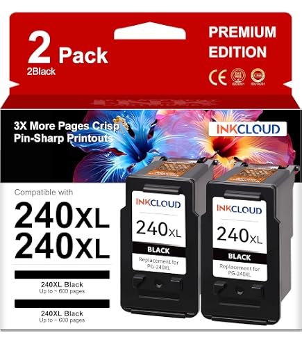 Amazon.com: INKCLOUD 240XL 241XL Replacement for Canon 240XL 241XL
