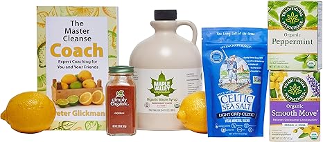 Maple Valley 10 Day Organic Master Cleanse Lemonade Detox Kit With Peter Glickman Master Cleanse Coach Book Amazon Ca Health Personal Care