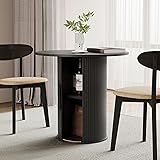 31.5" Round Dining Table for 2-4, Modern Kitchen