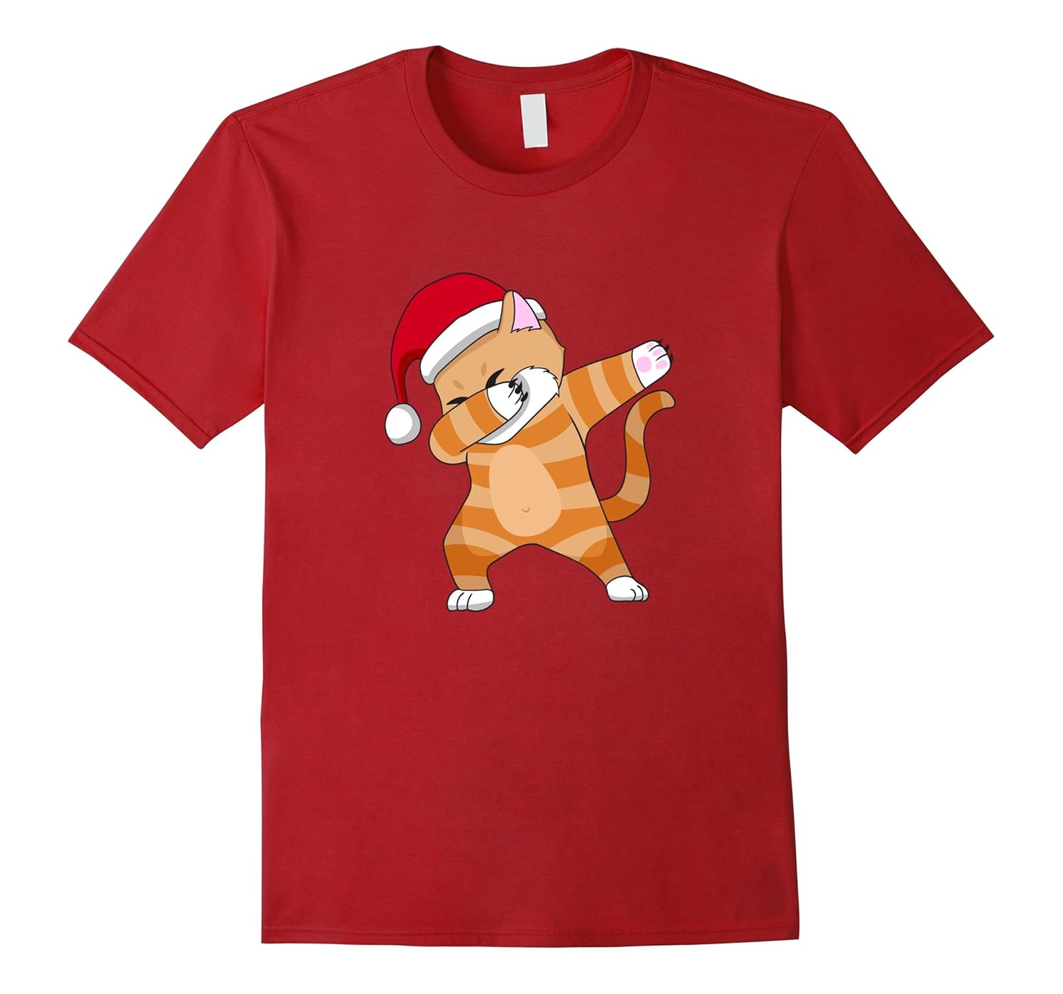 Dap Santa Cat Funny T Shirt by Dabbing Christmas T-shirt Co.-ANZ