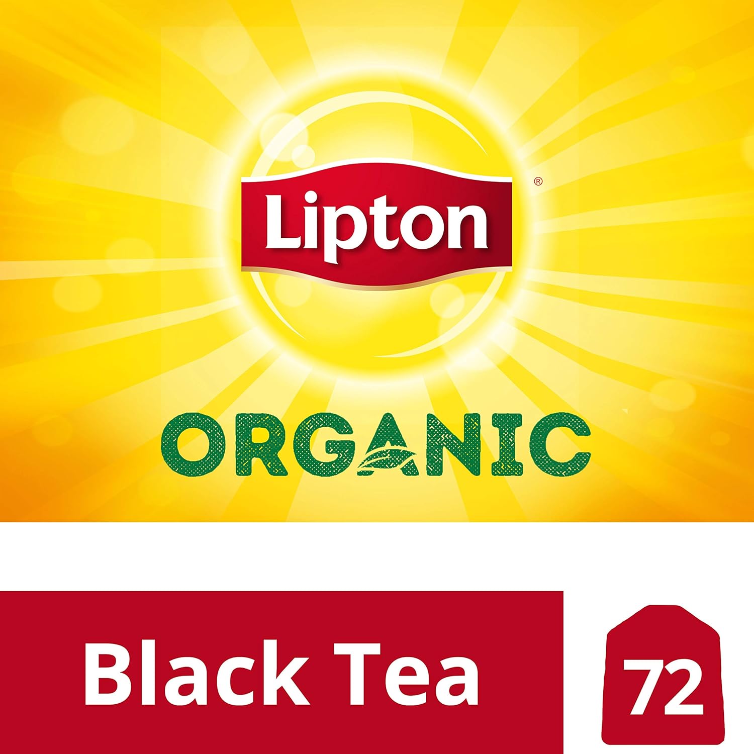Lipton Black Tea Bags Organic 72 Ct
