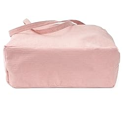 TOPASION Cute Corduroy Tote Bag Canvas Shoulder