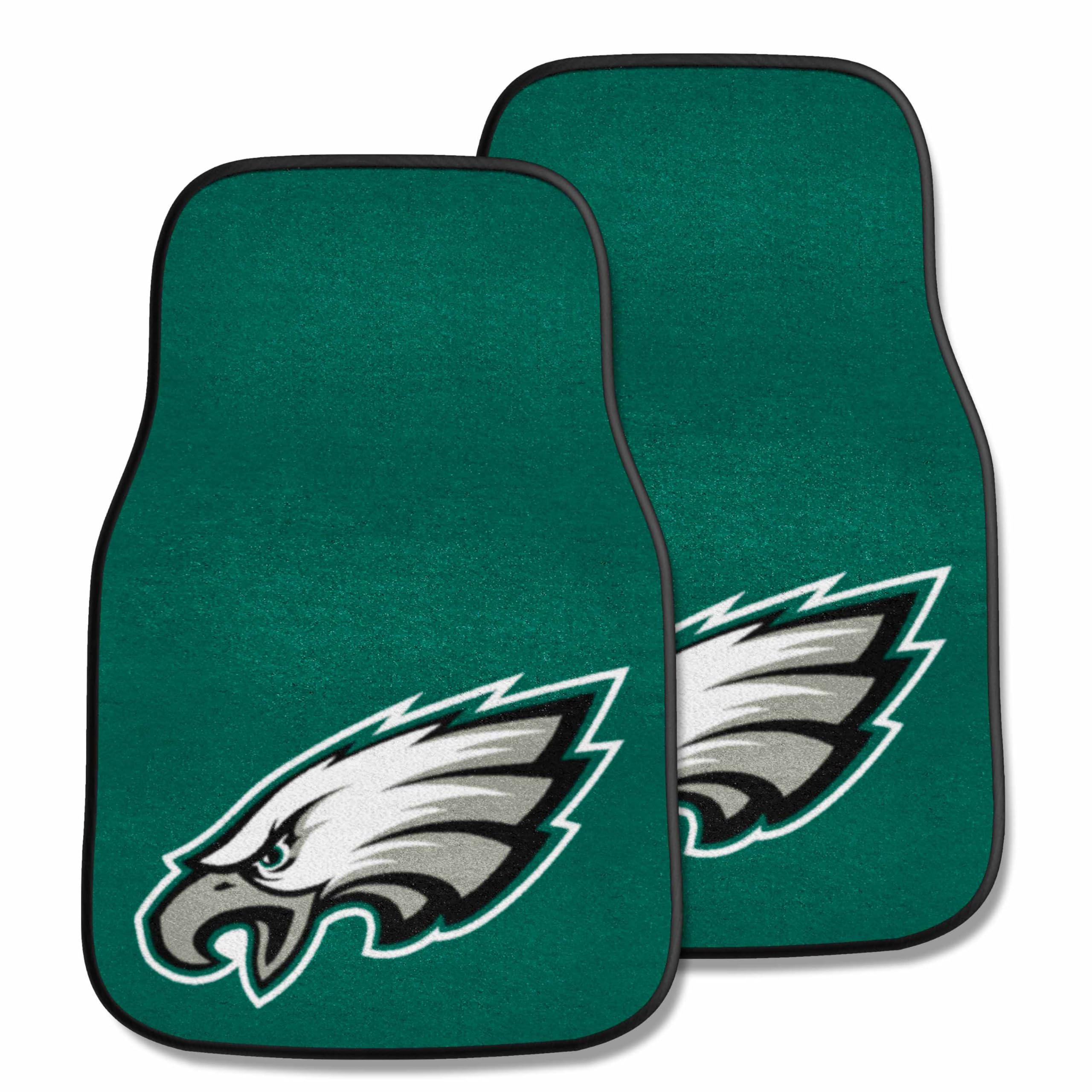 FANMATS NFL - Philadelphia Eagles Carpet Car Mat Set - 2 Pieces