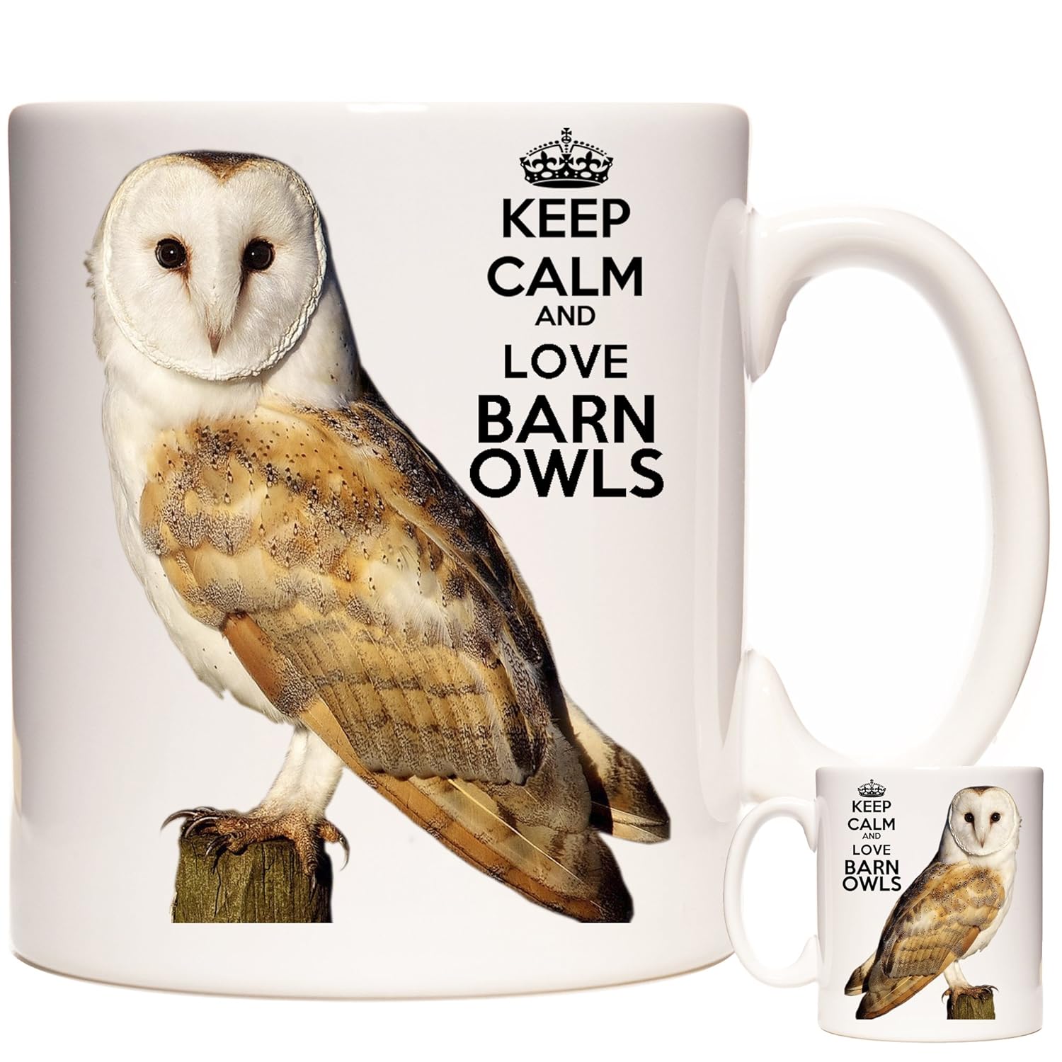 Barn Owl Mug Keep Calm And Love Barn Owls Matching Barn Owl