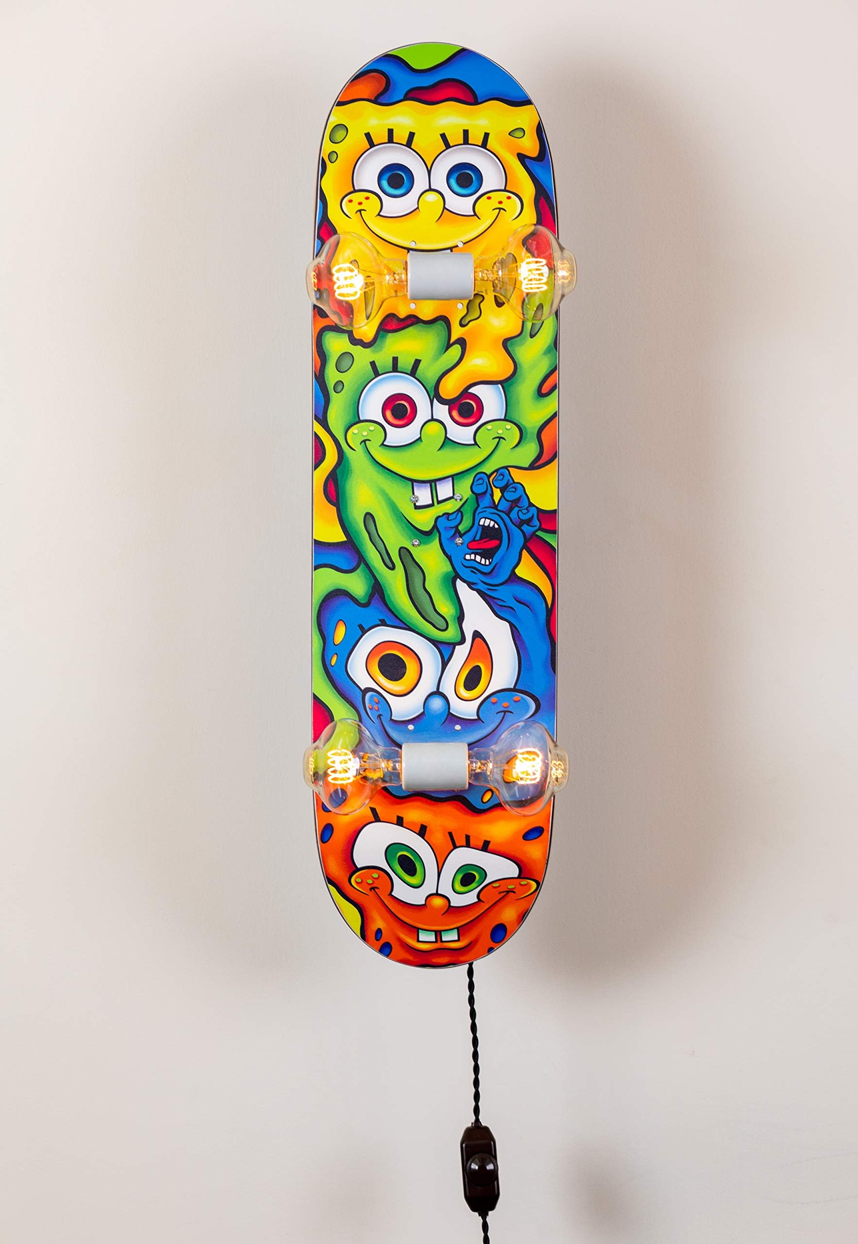 Santa Cruz x SpongeBob SquarePants Melt Whiskertin Skateboard Light