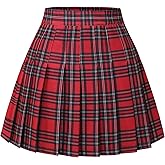 FindDress Pleated Skirts for Women High Waist Mini Tennis Skater Skirt Casual Basic Skirts Cheerleader