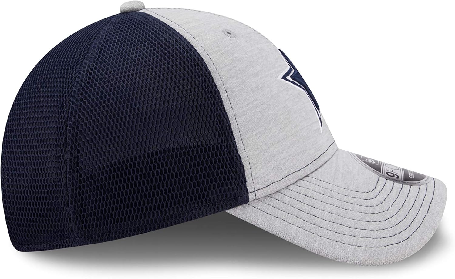 NFL Dallas Cowboys Mens New Era 2020 Neo B3 940 Stretch Snap Hat, Navy/Gray, OSFM : Clothing