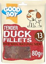 Good Boy Duck Fillets Natural Dog Treats Bulk Box 10 x 80g Low Fat view 2