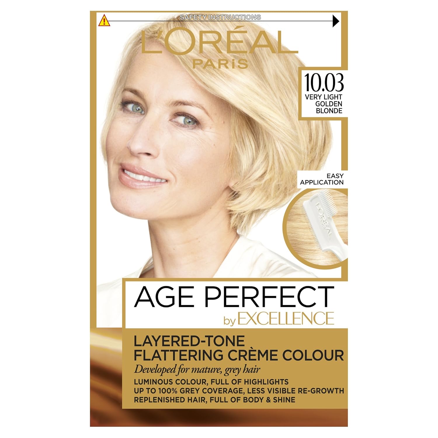 LOreal Excellence Age Perfect 1003 Very Light Vanilla Blonde