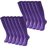 HAPYCEO Men Women Knee High Soccer Softball Football Baseball Long Tube Breathable Support Outdoor Sports Socks