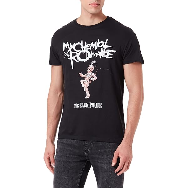 My Chemical Romance T Shirt The Black Parade Cover Band Logo