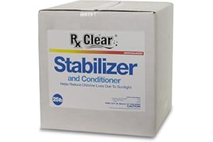 Rx Clear Swimming Pool Stabilizer and Conditioner | Water Balancer | Cyanuric Acid for Swimming Pools | Longer Lasting Sanitation | Helps Reduce Chlorine Loss Due to Sunlight | 25 Pounds