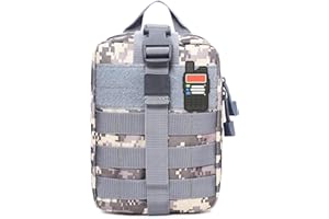 Tigrett Outdoors LLC Ham Radio Go Bag in ACU Digital Camo Colour with Tear-Away Velcro Back - Molle Compatible, Multi-Pocket Design for Radios, Cables, and Gear