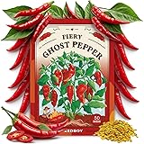 Seedboy Ghost Pepper Seeds for Planting Indoor and