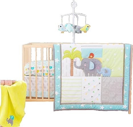 5 piece cot bedding set