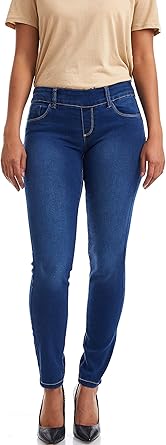 pull on denim jeans womens