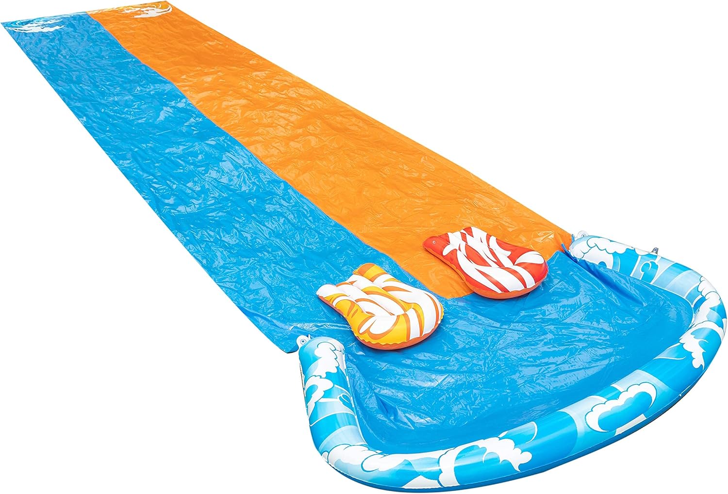 JOYIN 20ft x 62in Slip and Slide Water Slide with 2 Bodyboards, Summer Toy with Build in Sprinkler for Backyard and Outdoor Water Toys Play: Toys & Games