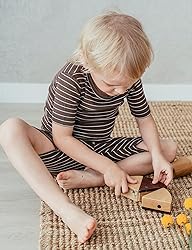 AVAUMA Stripe Pattern Newborn Baby Little Boys