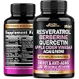 Amazon.com: Resveratrol Supplement - 19-in-1 Organic Polyphenol Complex ... - Resveratrol And Berberine Antioxidant Supplements