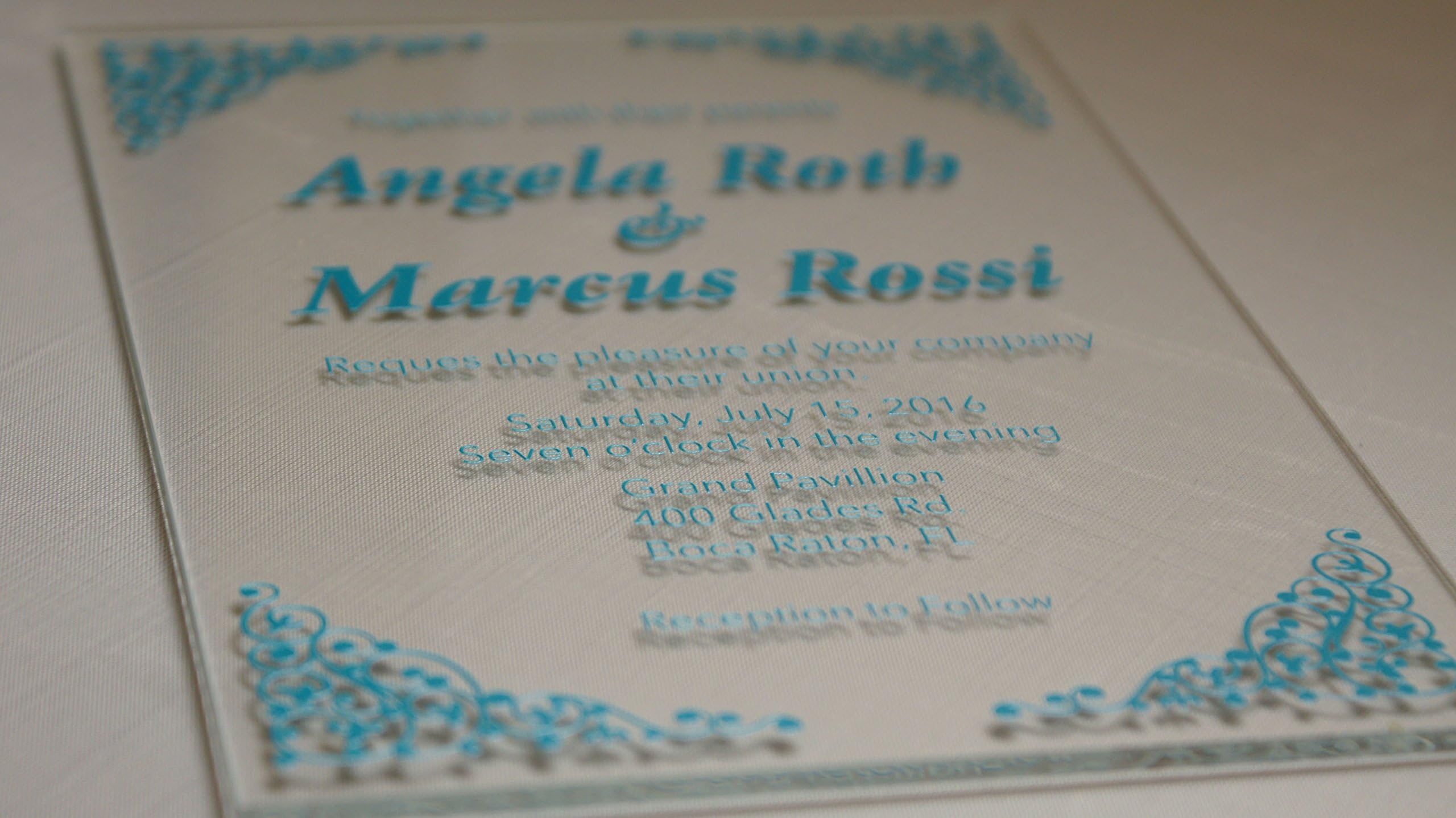 Custom Wedding Invitations 25 Pieces