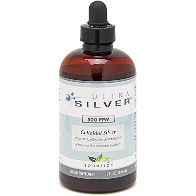 Ultra Silver Colloidal Silver 500 PPM - 8 Oz