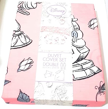 Licenza Ufficiale Primark Disney La Bella E La Bestia Chip Cup Bonjour Reversibile Set Copripiumino Matrimoniale 200 Cm X 200 Cm Amazon It Casa E Cucina
