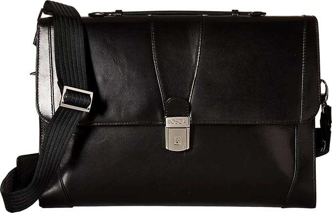 Bosca Leather Black Brief Case