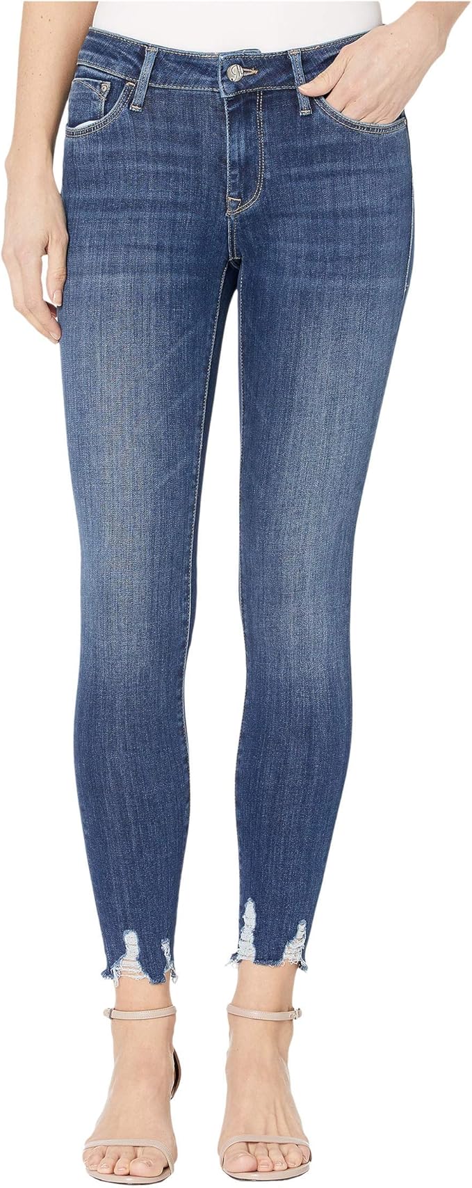 adriana ankle mid rise super skinny