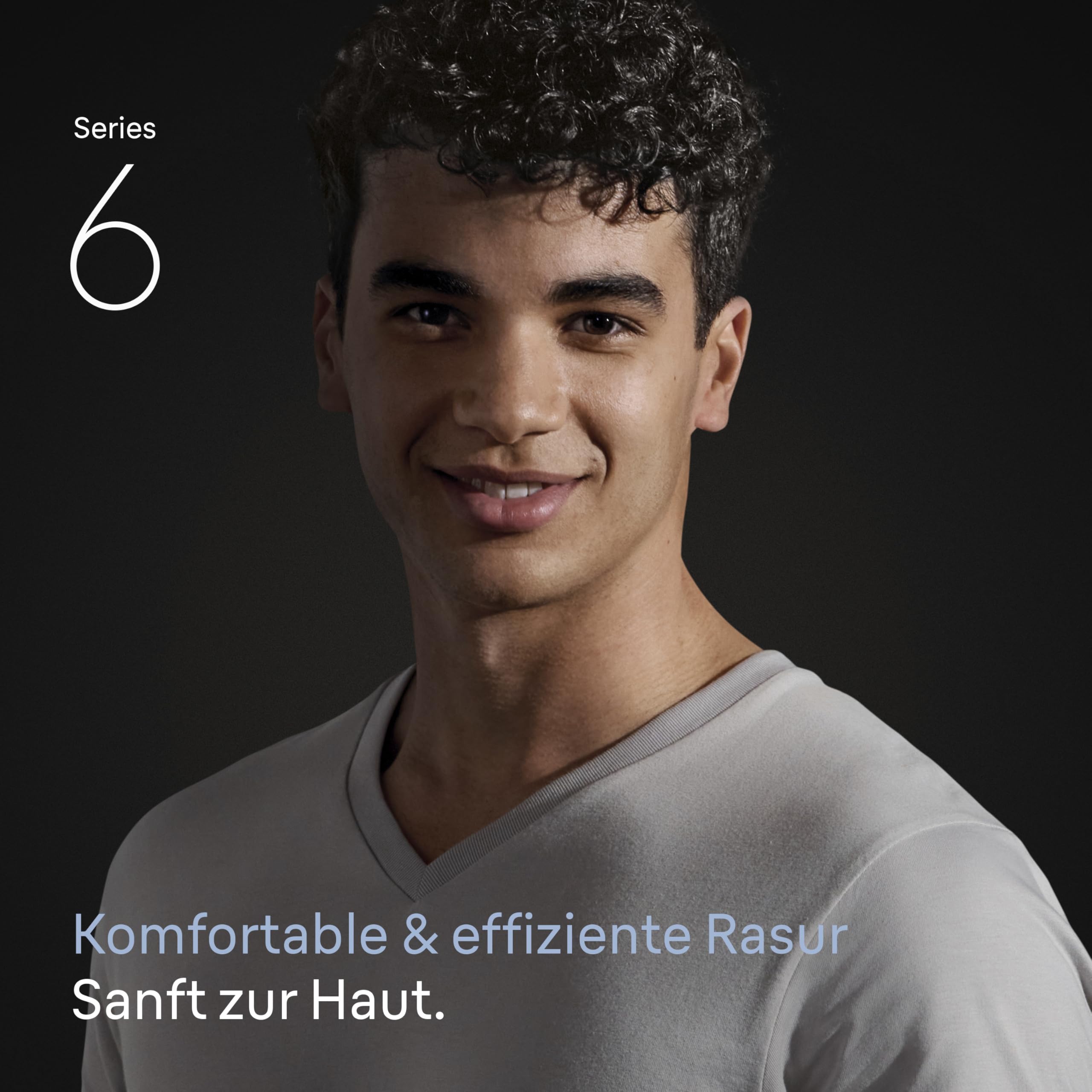 Braun Series 6 Elektrorasierer Herren, Rasierapparat mit 60 Min. Akkulaufzeit, Präzisionstrimmer-Aufsatz, Kabelloser Nass- und Trockenrasierer für Männer, Wasserdicht, 62-G1200si, Grau 2
