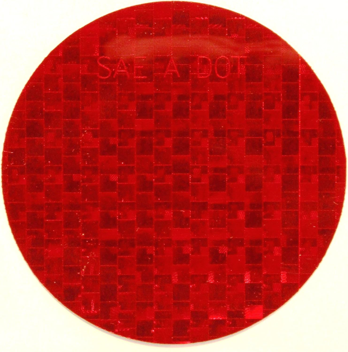 LiteMark DOTSAE Red Dot 3 Inch Round High Visibility