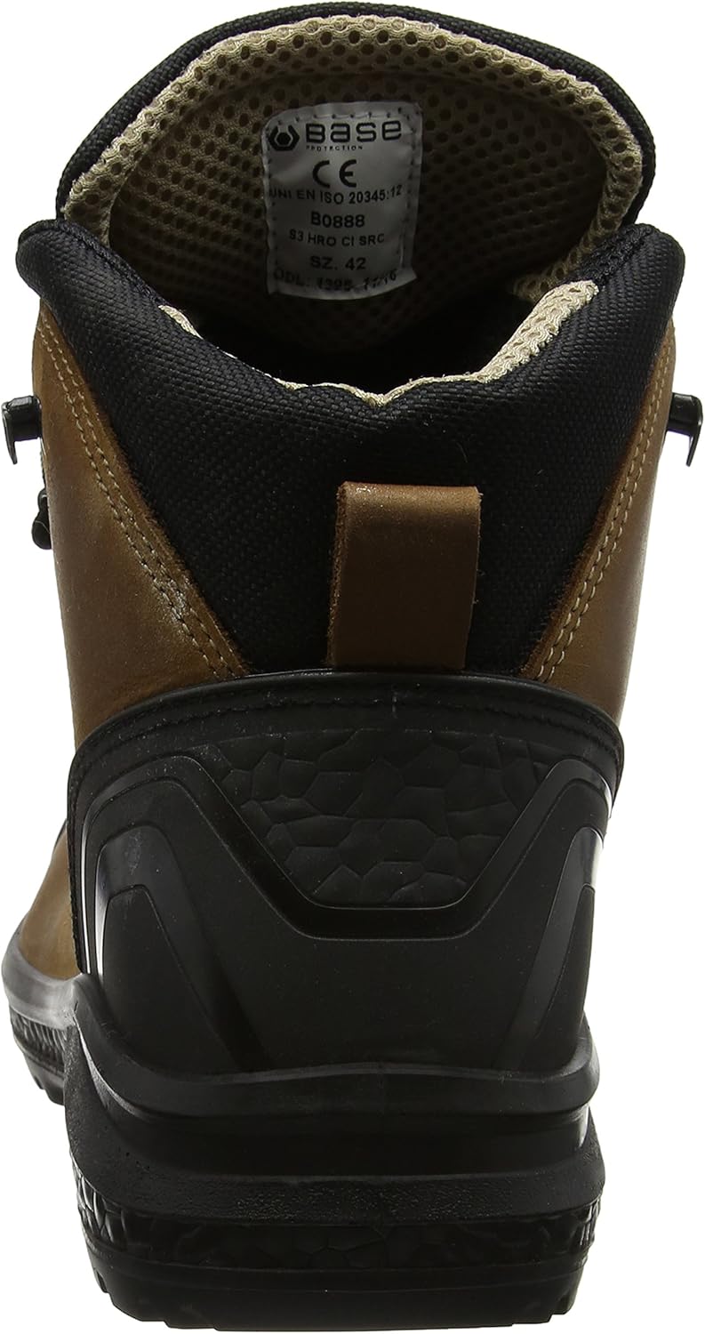 Base Protection B0888 Matar Top S3 Safety Shoe Brown/Black, 42, Tan, Size 8 - Image 4