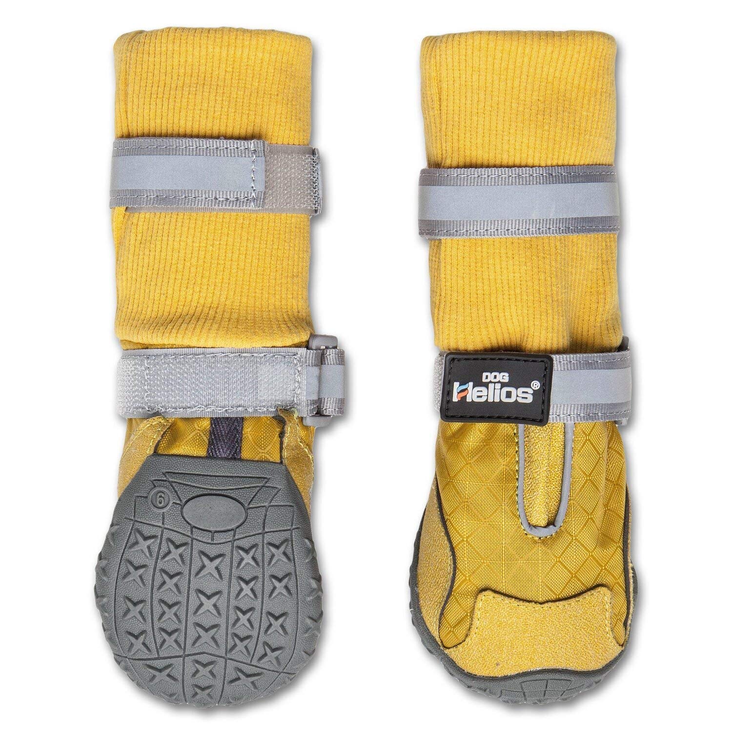 Photo 1 of Dog Helios 'Traverse' Premium Grip High-Ankle Outdoor Dog Boots, X-Large, Yellow