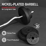 Yaheetech 20KG Barbell Set Adjustable Dumbbell Weight Bar Home Gym view 5