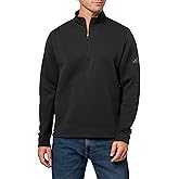 Adidas Mens Ultimate365 DWR Textured Quarter-Zip Pullover