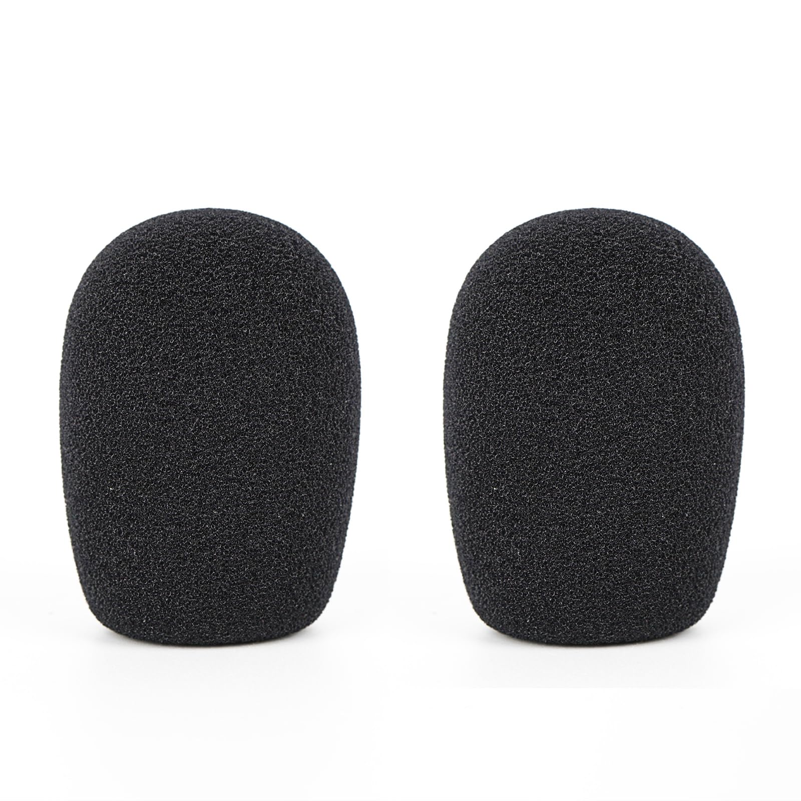 Musiin Microphones Foam Windscreen for 1.6 Diameter Mic, Antipop Foam Cover, Mic Wind Cover, Sponge Foam Filter Compatible with Sennheiser Profile, FIFINE K669B, T669 (2 packs)