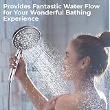 Blue Canyon Lenox Shower Head High Pressure 6 Mode Spray Plastic Easy Install view 5