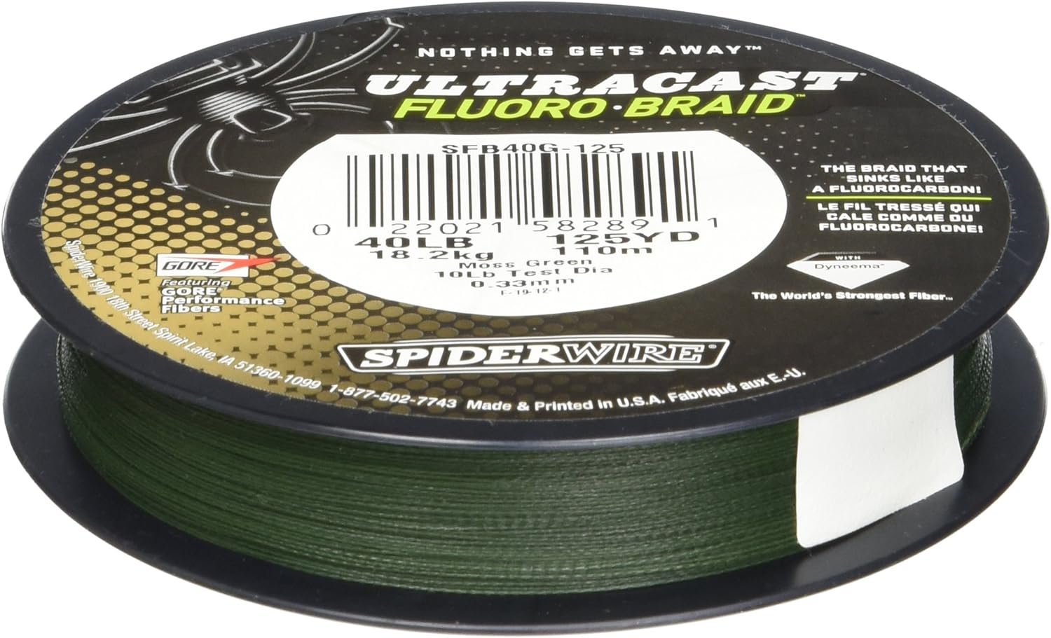 Spiderwire Ultracast Fluorobraid Line (40