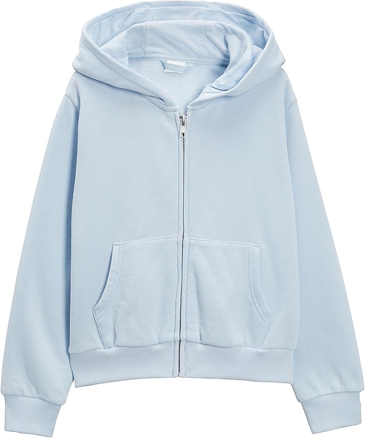 Sweat zppé à capuche en molleton