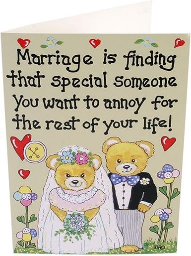 Something Different Biglietti Per Matrimonio Frase In Inglese Marriage Is Pacco Da 6 lia Unica Multicolore Amazon It Abbigliamento