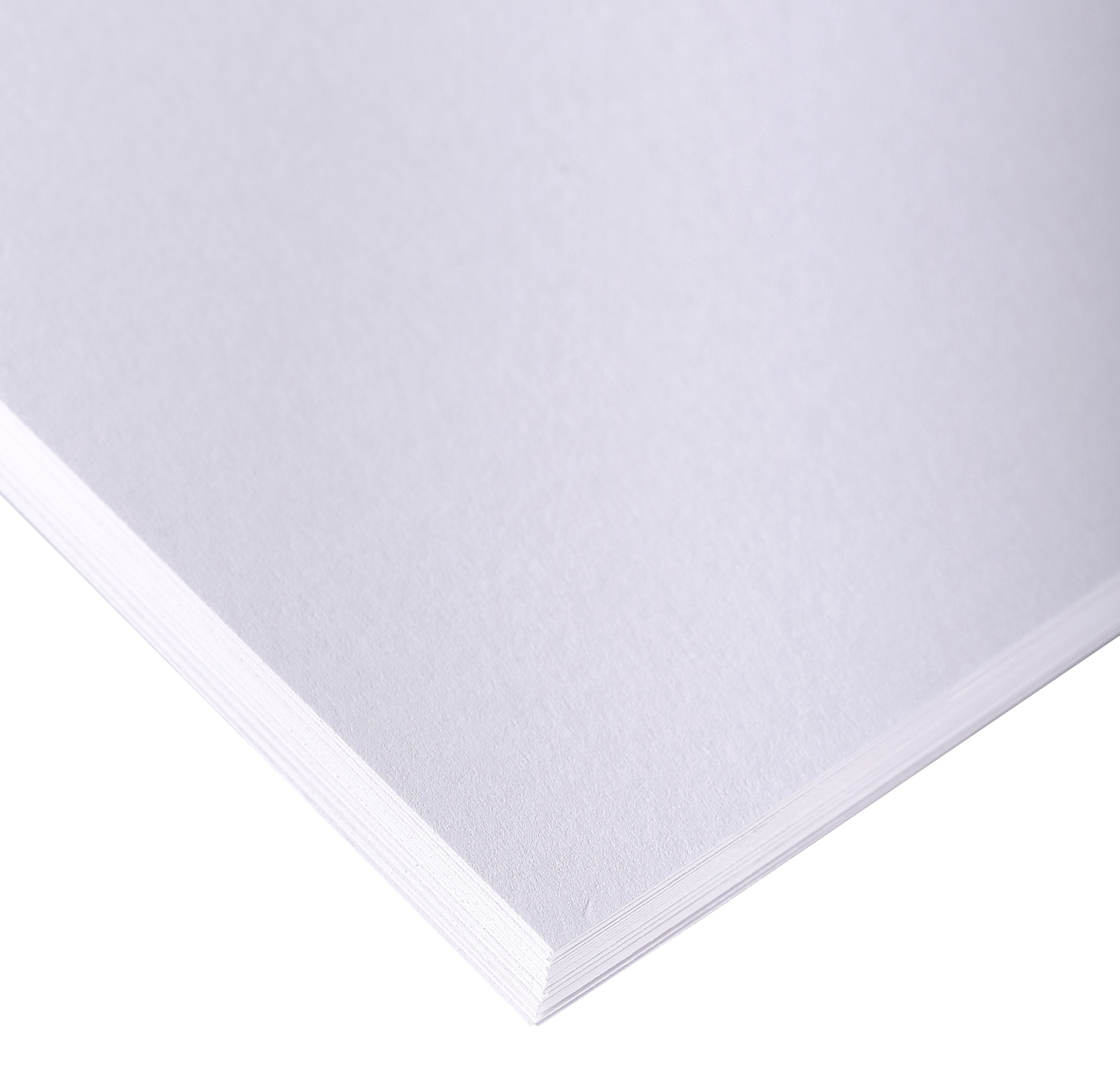 Clairefontaine - Ref 37149C - White Drawing Sketch Paper (Pack of 125 Sheets) - 50 x 65cm - 200gsm Paper, pH Neutral, Acid Free, Suitable for Sketching & Drawing