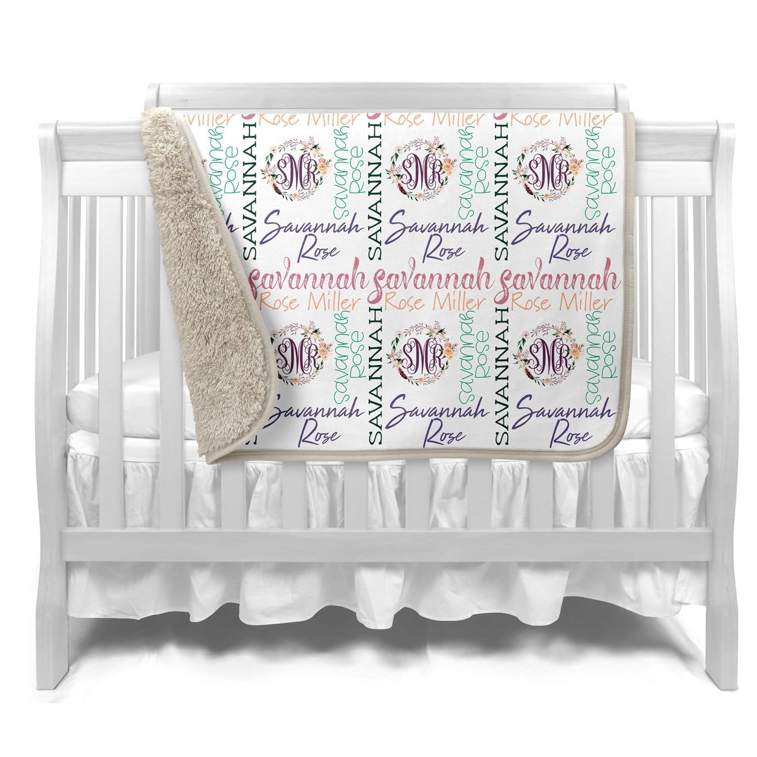 minky baby blanket personalized