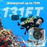 AKASO EK7000 4K 30FPS Action Camera 20MP Ultra HD 170 Wide Angle Waterproof Blue view 3