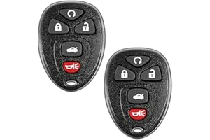 2X KeylessOption Key Fob Replacement for 2015 2006 2007 2008 2009 2010 2011 2012 2013 Buick Lucerne Cadillac DTS Chevrolet Ch