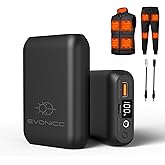 Evonicc 7.4V 16000mAh Battery Pack for Heated Vest with DC USB-C Ports, Portable Rechargeable Power Bank with Digital Display, Heated Vest Battery Pack for ORORO Venustas Heated Vest, Jacket, Pants