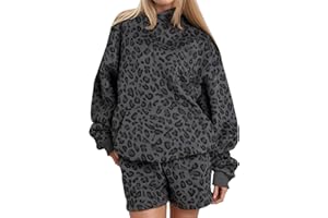 TERIVEEK Women Camo Hoodies Oversized Maple Leaf Fleece Hooded Sweatshirt Long Sleeve Fall Trendy Pullover Hoodie with Pocket