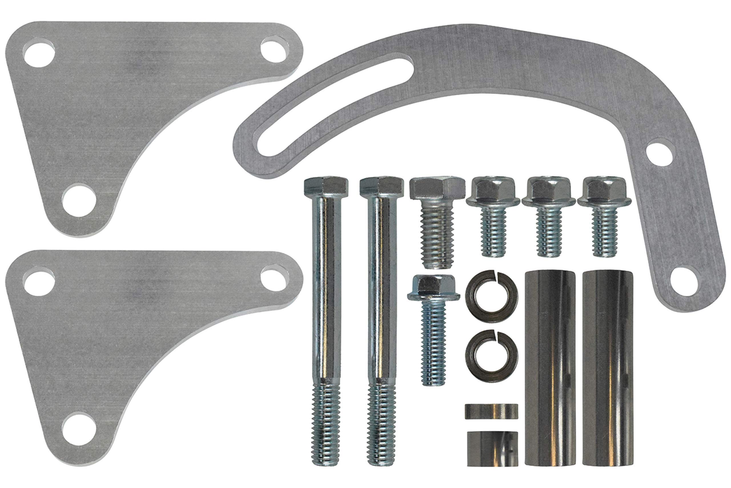 ICT Billet BBC POWER STEERING PUMP BRACKET Billet Adjustable LWP Long Water Pump 454 Big Block