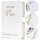 Wedding Planner Book and Organizer for The Bride -Faux Leather, Gold foil Stamped 'Future Mrs' Wedding Binder I Bride to Be G