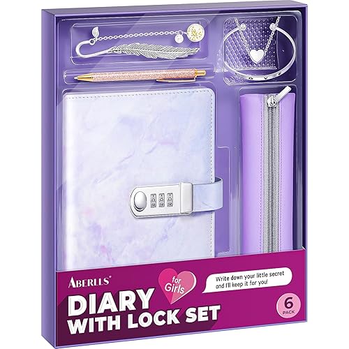 Girls Diary with Lock Kit, Gifts for Girls Age of 10 11 12