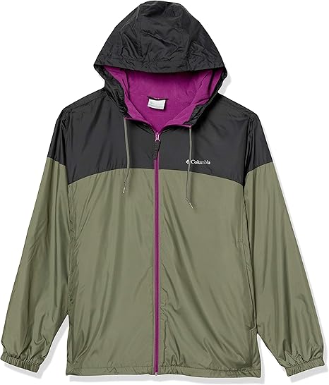 columbia flash forward lined windbreaker plus size